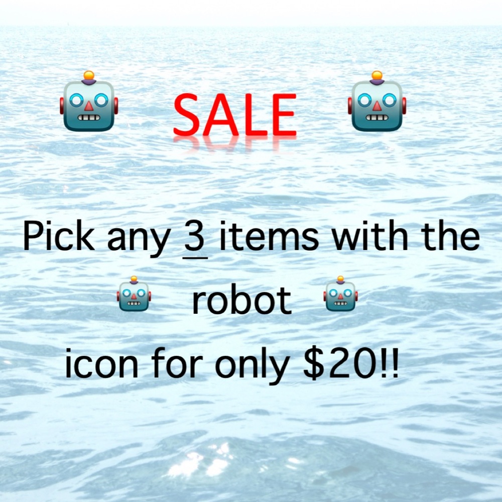 Sale! 3 items for $20